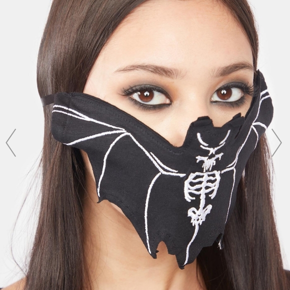 Dolls Kill Other - Dead Of Flight Bat Face Mask